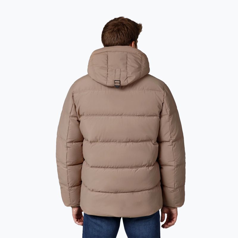 Vyriška žieminė striukė Pitbull Duncan Quilted Hooded dark sand 3