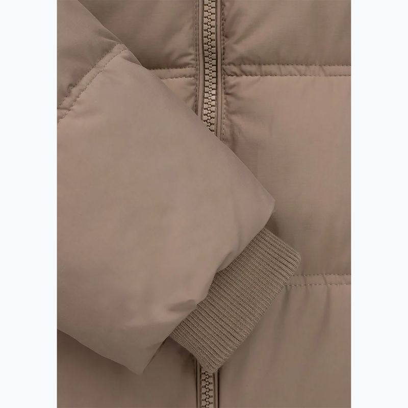 Vyriška žieminė striukė Pitbull Duncan Quilted Hooded dark sand 8