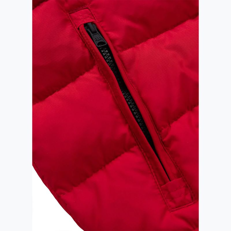 Vyriška striukė Pitbull Hidden Quilted Hooded red/beige 11