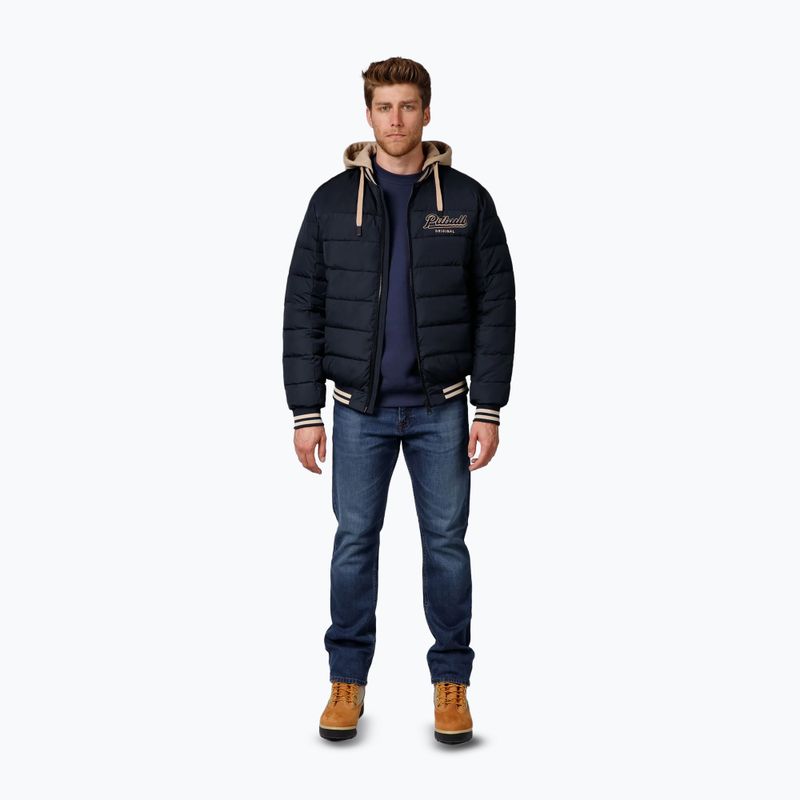 Vyriška striukė Pitbull Hidden Quilted Hooded dark navy/beige 2