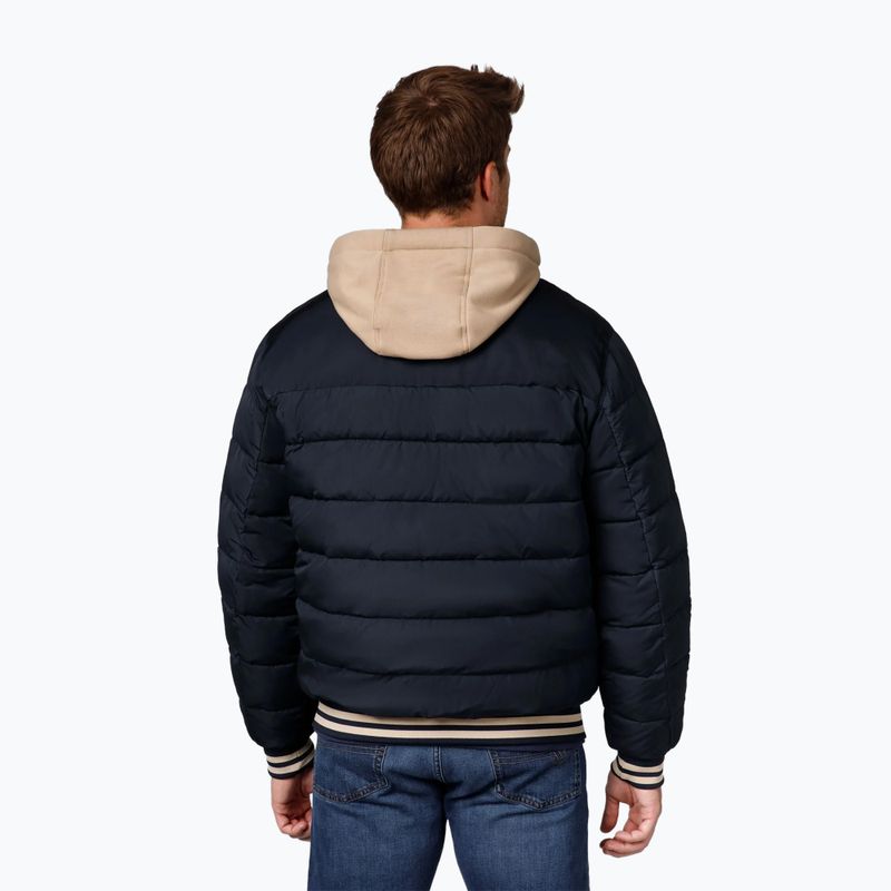 Vyriška striukė Pitbull Hidden Quilted Hooded dark navy/beige 3