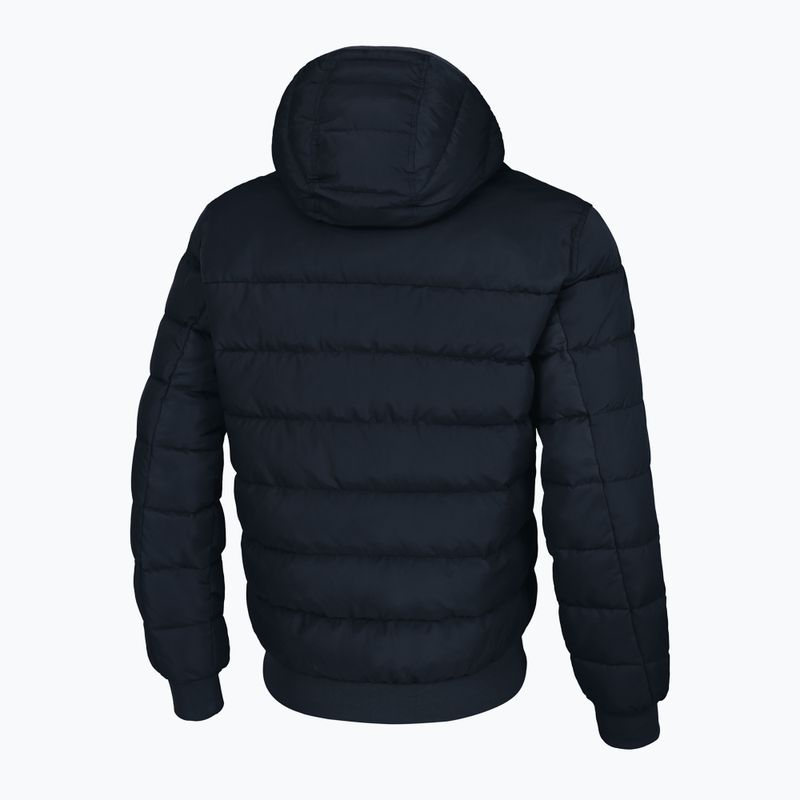 Vyriška žieminė striukė Pitbull Dillon Quilted Hooded dark navy 6