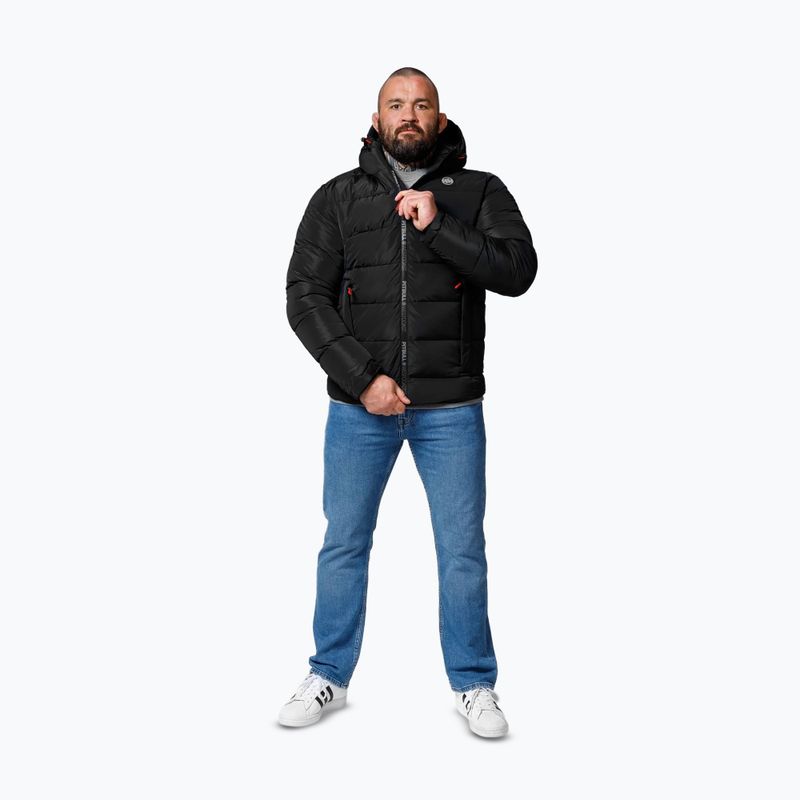 Pitbull West Coast vyriška žieminė striukė Airway 5 Padded Hooded black 3