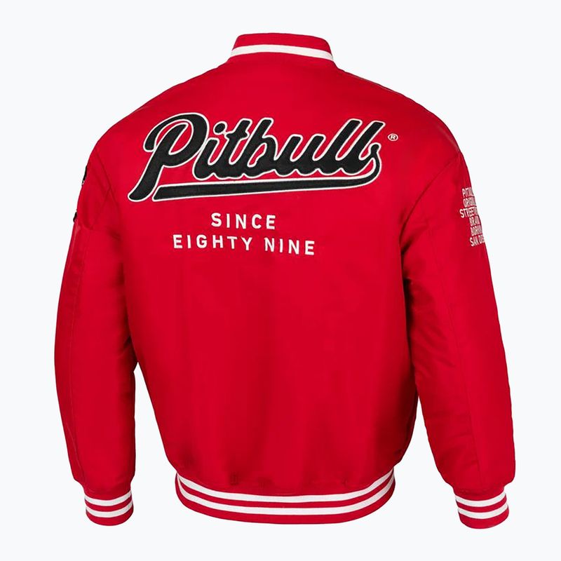 Pitbull West Coast vyriška raudona striukė Seabridge Varsity 7