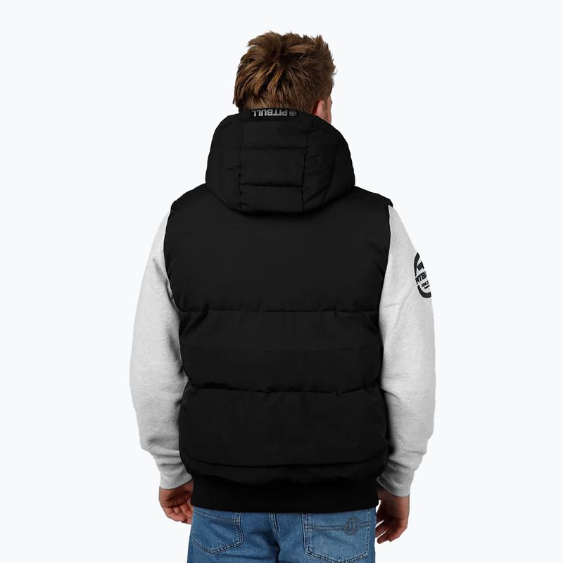 Vyriška liemenė Pitbull Patton Quilted Hooded black 3