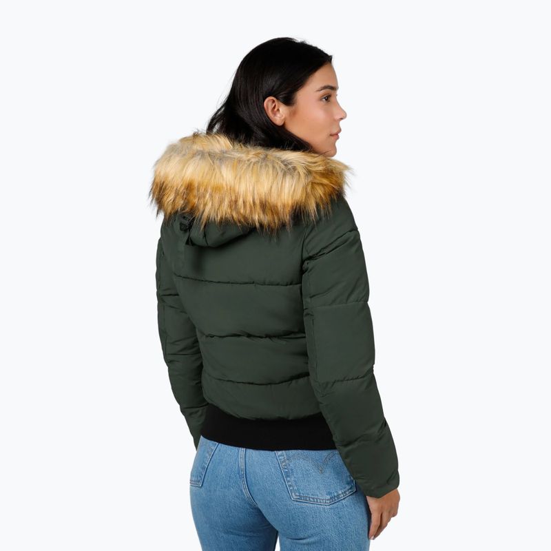 Moteriška žieminė striukė Pitbull Azalea Quilted Hooded olive 3