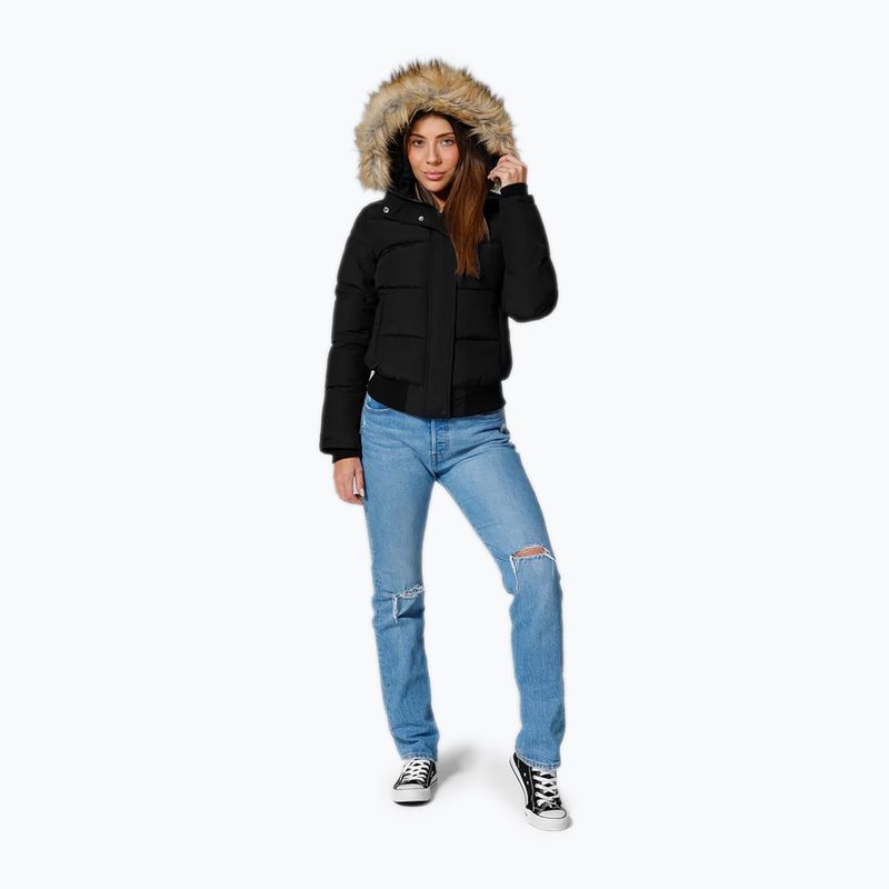 Moteriška žieminė striukė Pitbull Azalea Quilted Hooded black 2