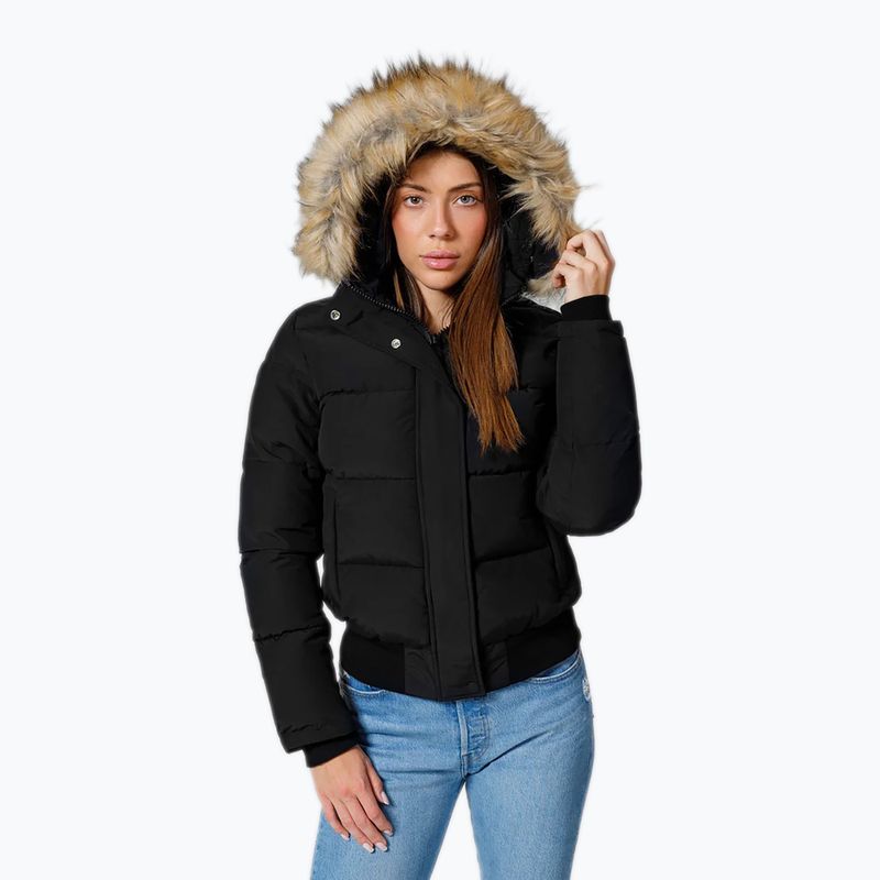 Moteriška žieminė striukė Pitbull Azalea Quilted Hooded black 4