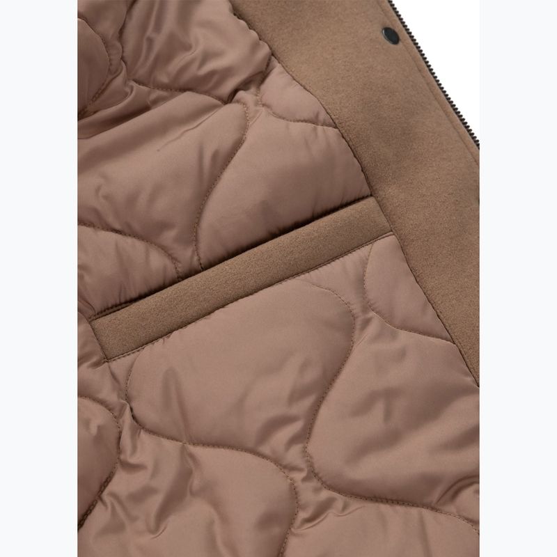 Moteriška striukė Pitbull Buena Quilted Varsity brown 6