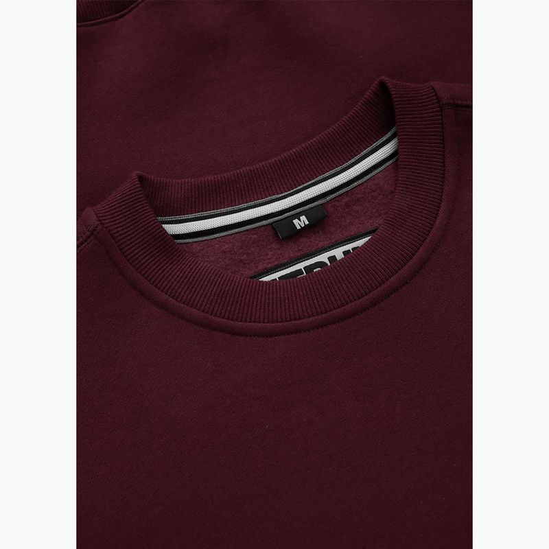 Vyriškas džemperis Pitbull Small Logo Crewneck burgundy 3