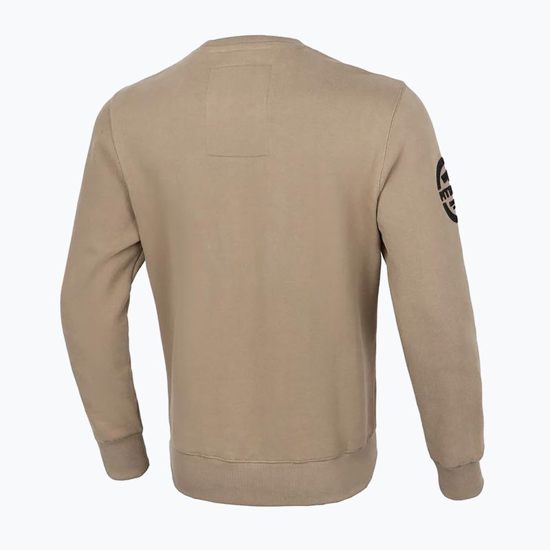 Vyriškas džemperis Pitbull Sherwood Crewneck pale sand 6