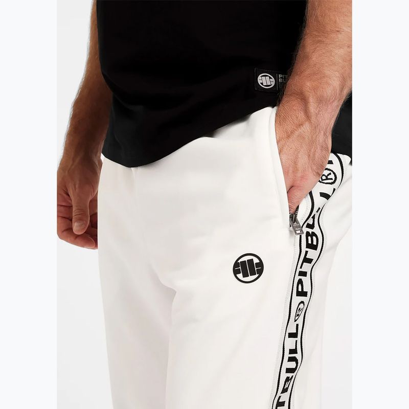 Vyriškos kelnės Pitbull Trackpants Tape Logo Terry Group off white 4