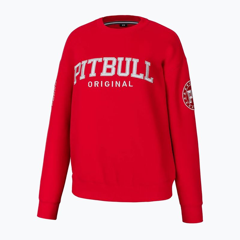 Moteriškas džemperis Pitbull Tyrian Crewneck red