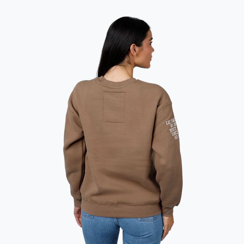 Moteriškas džemperis Pitbull Tyrian Crewneck coyote brown 3