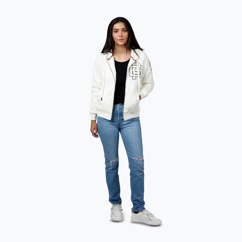 Moteriškas džemperis Pitbull Sherpa Ruffina Hooded Zip off white 2