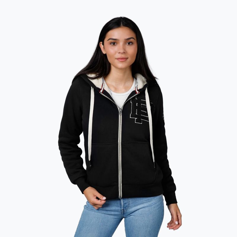 Moteriškas džemperis Pitbull Sherpa Ruffina Hooded Zip black