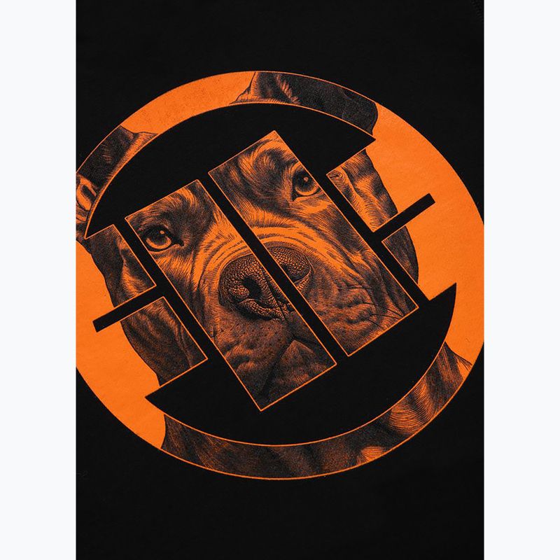 Vyriški Pitbull West Coast Crewneck džemperiai Orange Dog 24 black 4