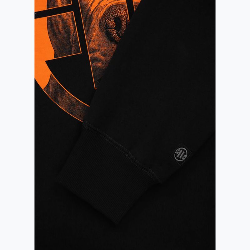 Vyriški Pitbull West Coast Crewneck džemperiai Orange Dog 24 black 6