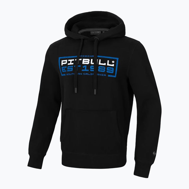 Vyriški "Pitbull West Coast" džemperiai su gobtuvu, mėlyni, juodi