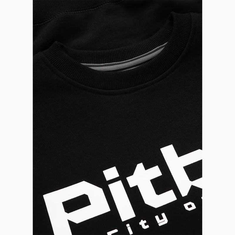 Vyriški Pitbull West Coast Crewneck City Of Dogs džemperiai juodi 3