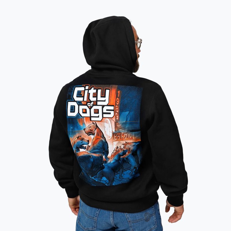 Vyriškas džemperis Pitbull Hooded City Of Dogs black 3