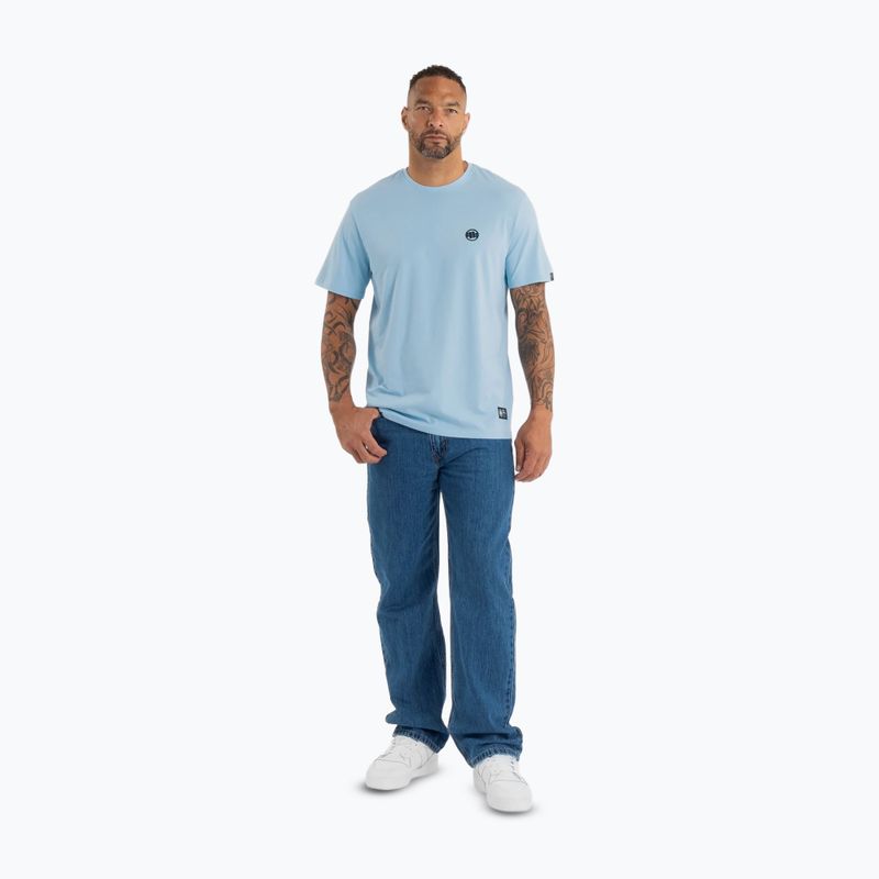 Vyriški marškinėliai Pitbull Small Logo light blue 2