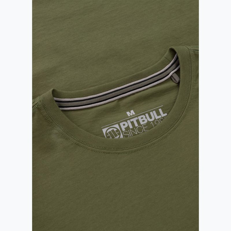 Vyriški marškinėliai Pitbull Small Logo olive 6
