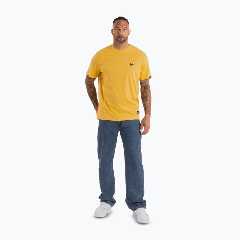 Vyriški marškinėliai Pitbull Small Logo pale yellow 2