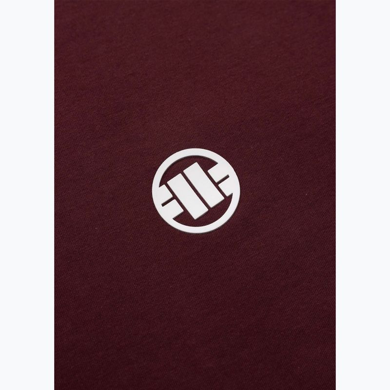 Vyriški marškinėliai Pitbull Small Logo dark burgundy 7