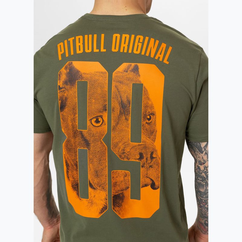 Vyriški marškinėliai Pitbull Eighty Nine Dog dark olive 4