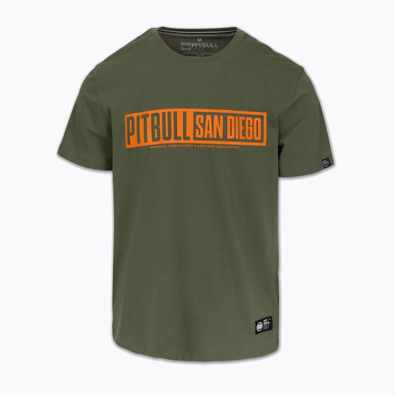 Vyriški marškinėliai Pitbull Eighty Nine Dog dark olive 5