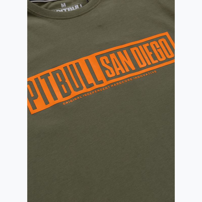 Vyriški marškinėliai Pitbull Eighty Nine Dog dark olive 3