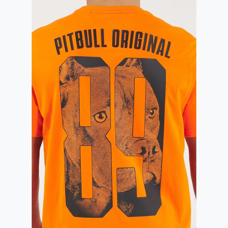 Vyriški marškinėliai Pitbull Eighty Nine Dog orange 4