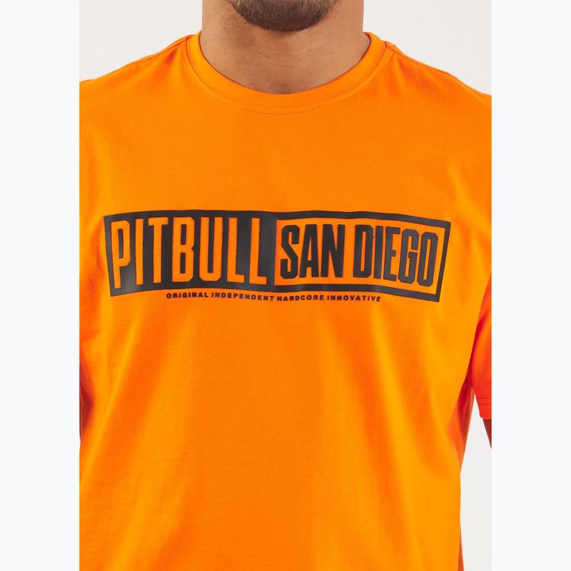 Vyriški marškinėliai Pitbull Eighty Nine Dog orange 5