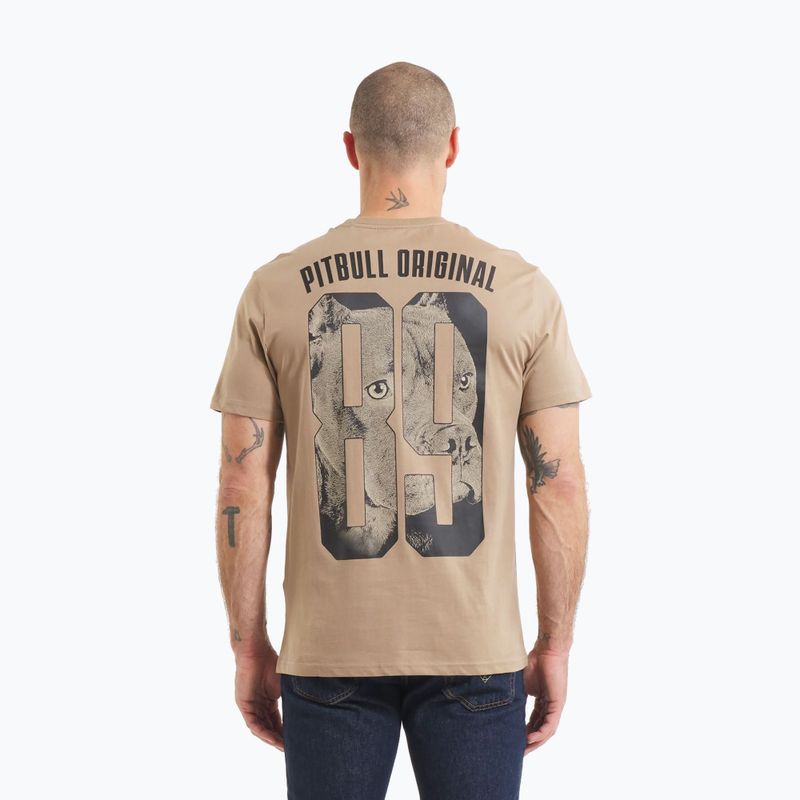 Vyriški marškinėliai Pitbull Eighty Nine Dog dark sand 3