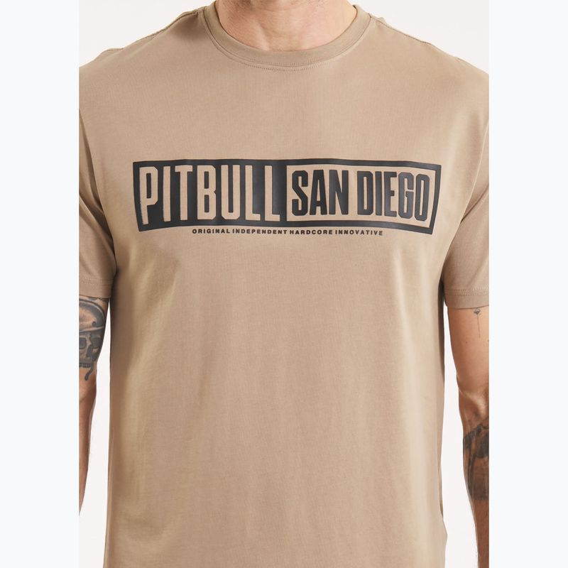 Vyriški marškinėliai Pitbull Eighty Nine Dog dark sand 4