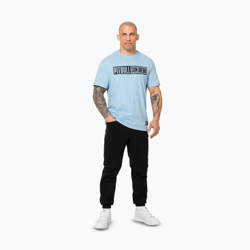 Vyriški marškinėliai Pitbull Eighty Nine Dog light blue 2