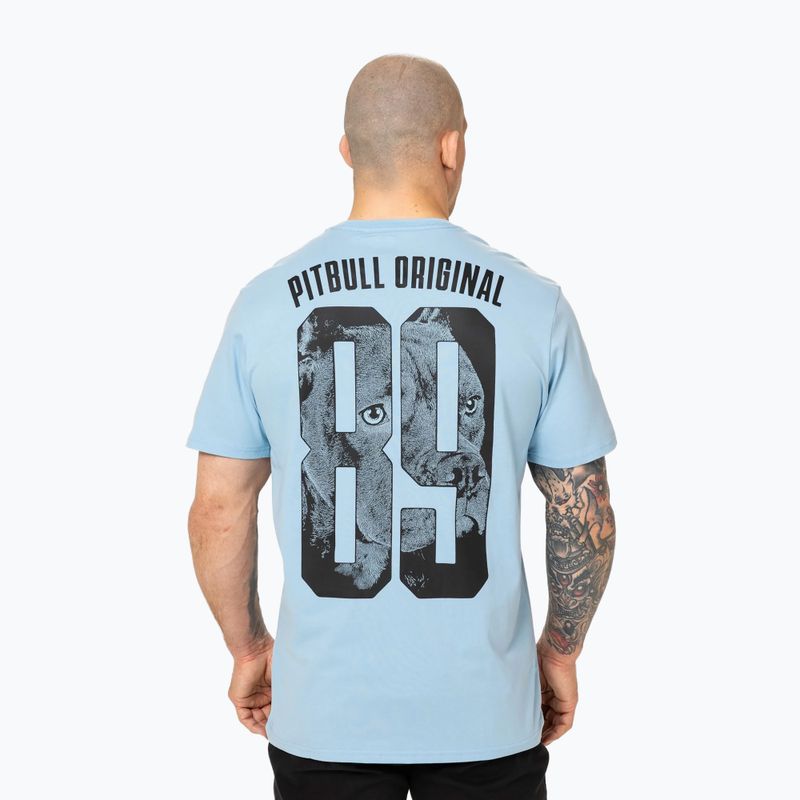 Vyriški marškinėliai Pitbull Eighty Nine Dog light blue 3