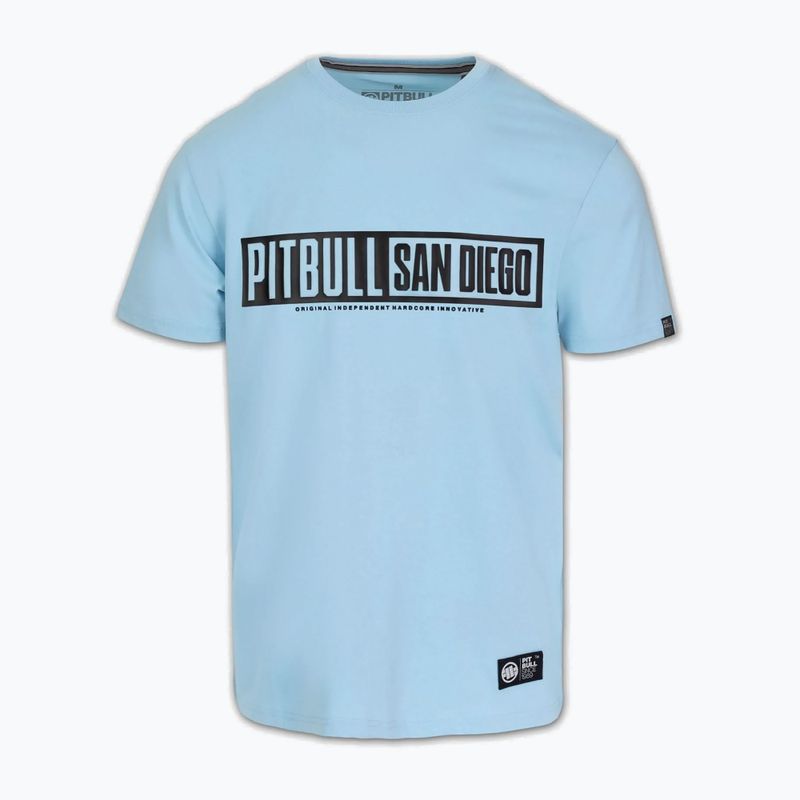 Vyriški marškinėliai Pitbull Eighty Nine Dog light blue