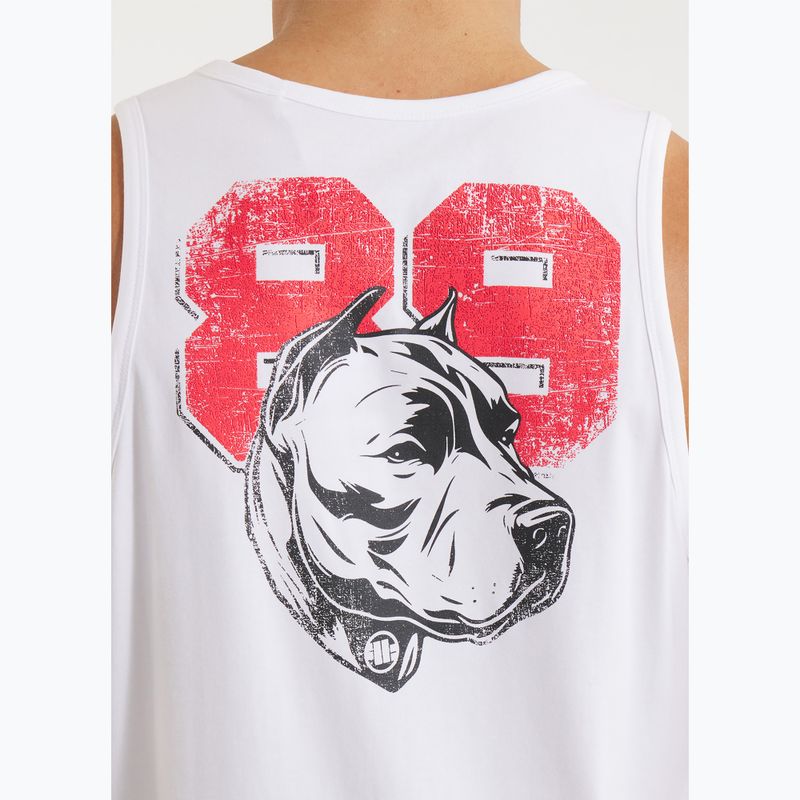 Vyriškas tank topas Pitbull Dog 89 white 5