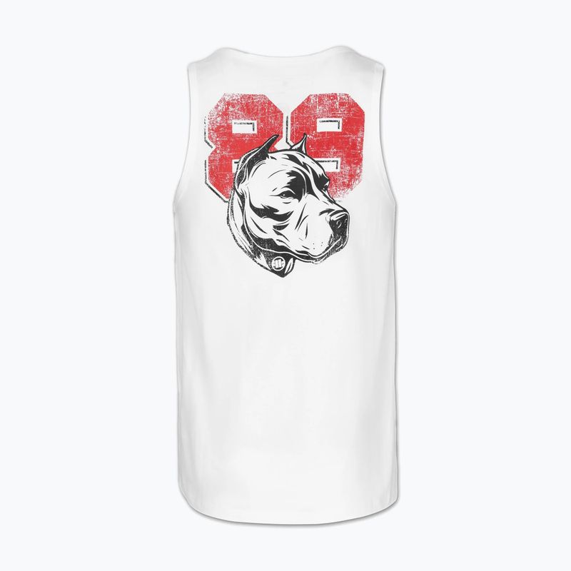 Vyriškas tank topas Pitbull Dog 89 white 8