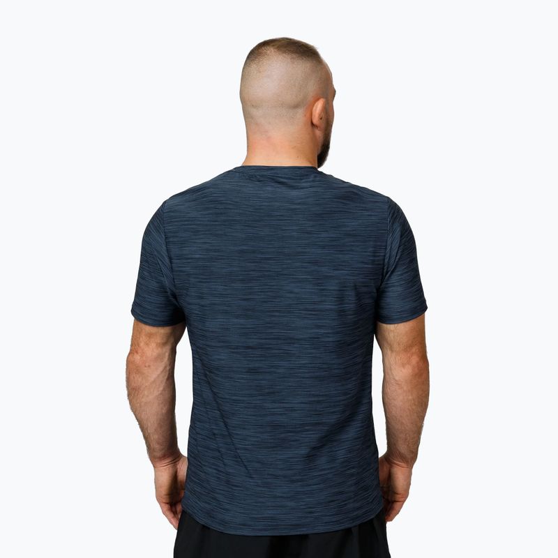 Vyriški marškinėliai Pitbull Small Logo Casual Sport navy melange 3