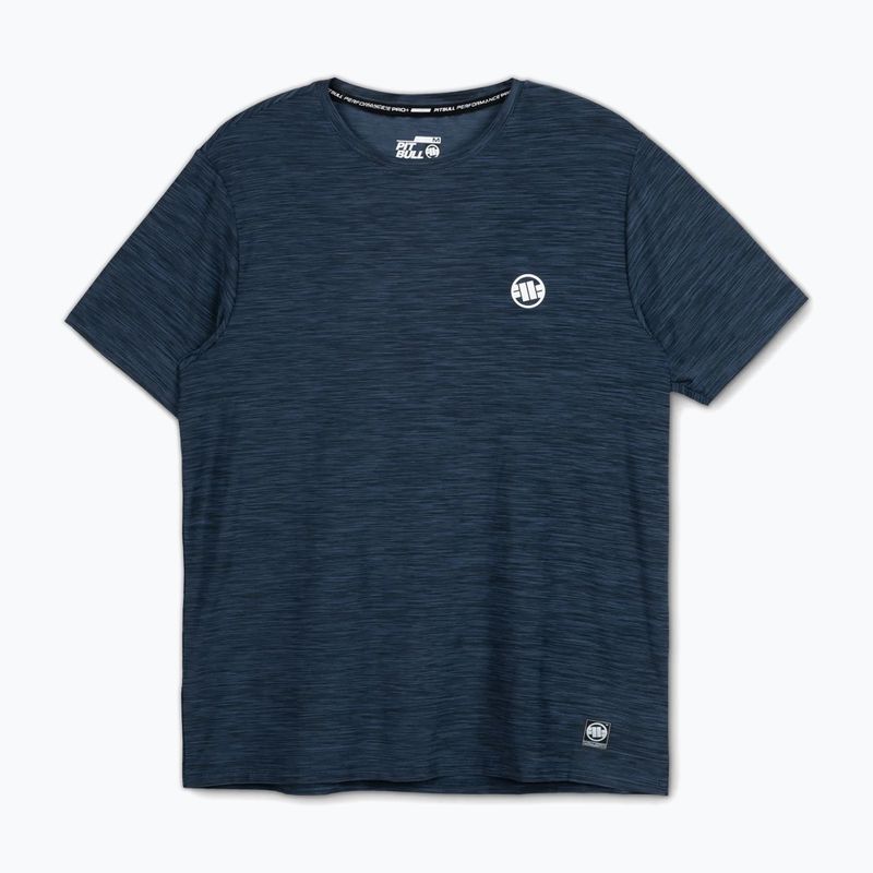 Vyriški marškinėliai Pitbull Small Logo Casual Sport navy melange 4