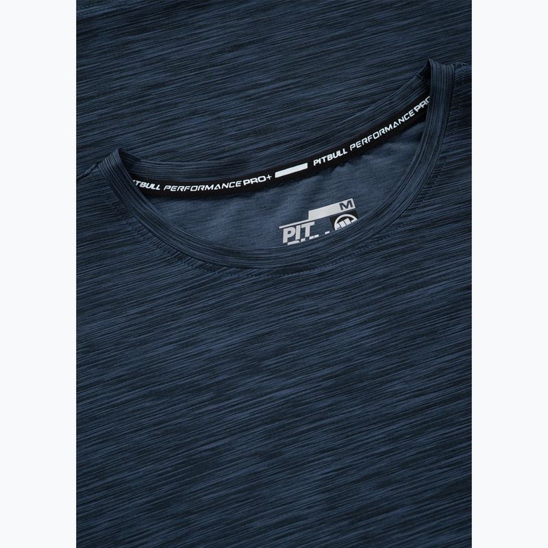 Vyriški marškinėliai Pitbull Small Logo Casual Sport navy melange 6