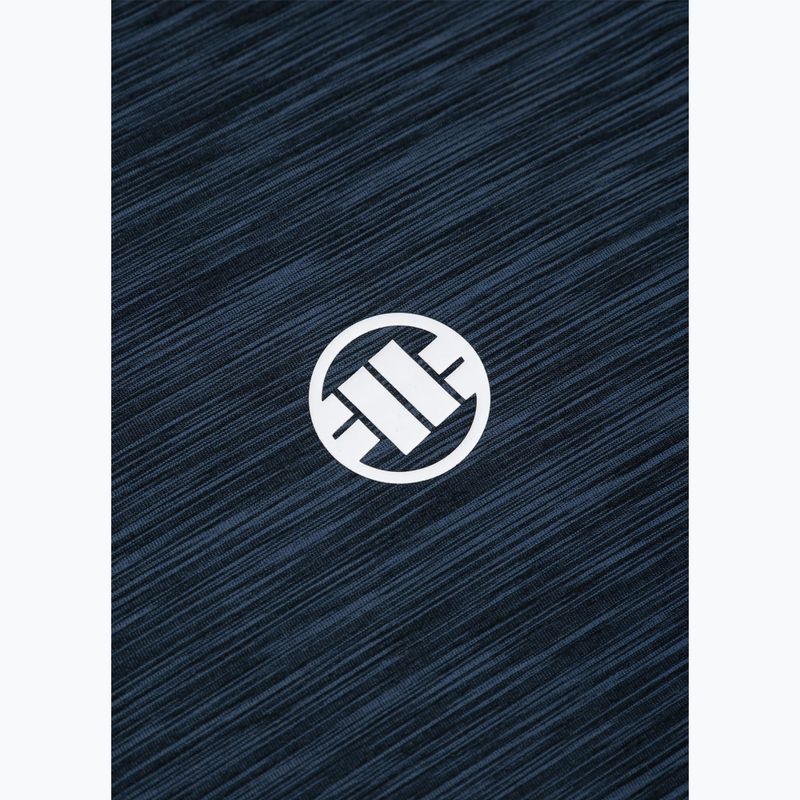 Vyriški marškinėliai Pitbull Small Logo Casual Sport navy melange 7