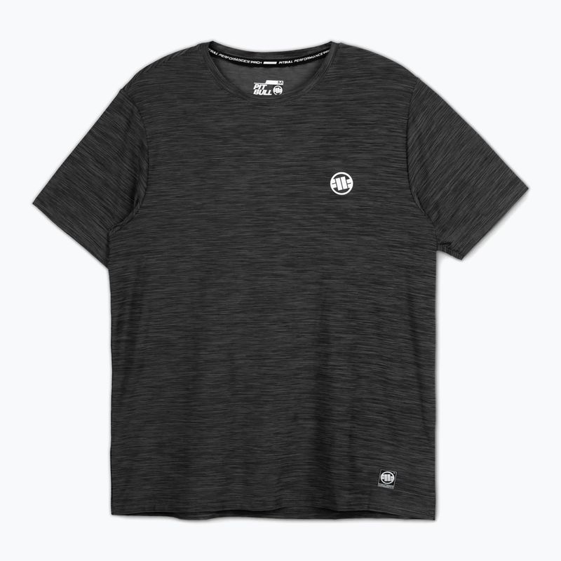 Vyriški marškinėliai Pitbull Small Logo Casual Sport black melange 4