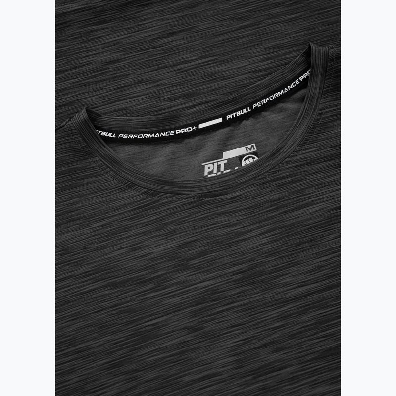 Vyriški marškinėliai Pitbull Small Logo Casual Sport black melange 6