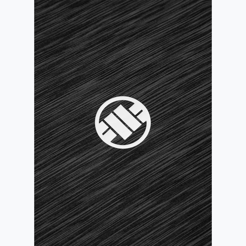 Vyriški marškinėliai Pitbull Small Logo Casual Sport black melange 7