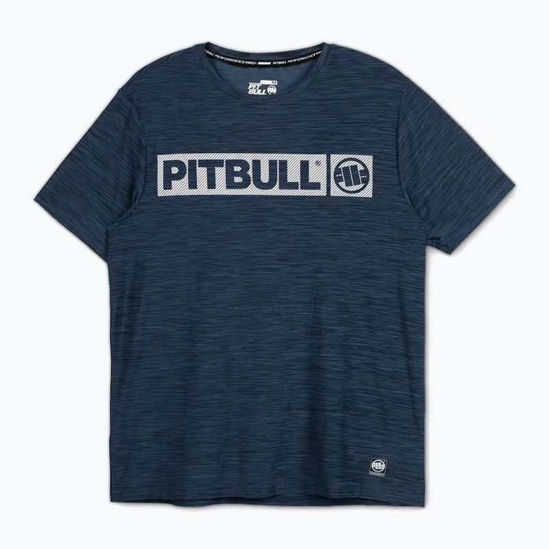 Vyriški marškinėliai Pitbull Hilltop Casual Sport navy melange 4