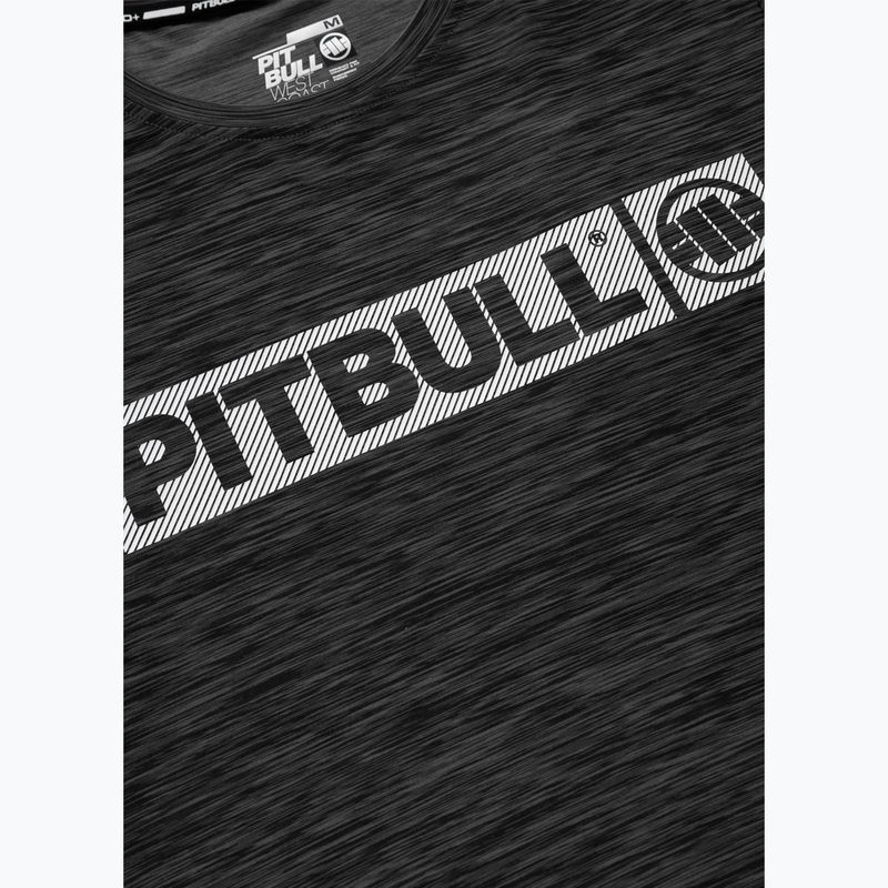 Vyriški marškinėliai Pitbull Hilltop Casual Sport black melange 7